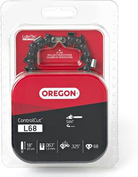 Oregon Tool 445008726751 L68 Controlcut Chainsaw Chain For 18-inch Bar 68 Drive Links .325 Inch Pitc