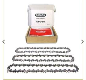Oregon Tool S52x3 3-pack Chainsaw Chain 3/8 Inch Lp Pitch .050 1.3 Mm Gauge For 14 35cm