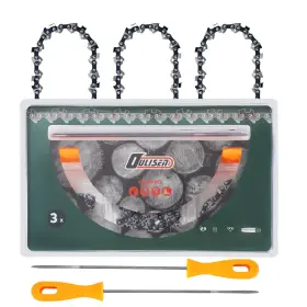 Oulisen 748327185054 14 Inch Chainsaw Chain S52 3/8 Lp Pitch 0.050 Gauge 52 Drive Links Low Ki