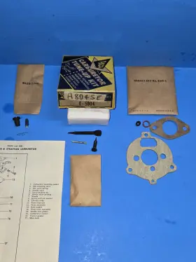 293950 Pacco Briggs & Stratton E-5004 Carburetor Kit Updraft 293945 Eng 14 19 23