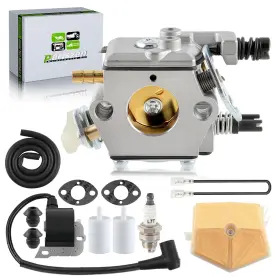 Amus00091 Partszen Carburetor Ignition Coil With Air Filter Spark Plug For Husqvarna 51 55 Husq-