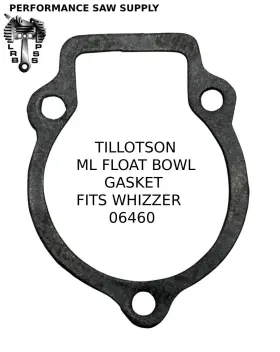 06460 Performance Saw Supply Vintage Whizzer Tillotson Ml Carburetor Float Bowl Cover Gasket Part #