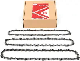 Petox 313054154194 3-pack 16 Inch Chainsaw Chain 56 Drive Links 3/8 Pitch 0.043 Gauge Fit For