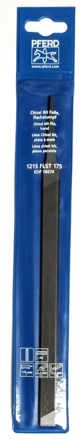 18074 Pferd Double Bevel Flat Chisel Bit Square Chainsaw File