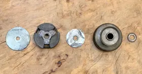 474455 Pioneer Partner Poulan Pro Oem Chainsaw P40 P50 Fm-80 Old Style Clutch And 3/8 Spr Drum