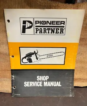 800340 Pioneer Partner Poulan Pro Rare Chainsaw Service Dealer Shop Manual P38 P41 P51 655bp