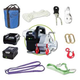 Portable Winch 53453 Pcw3000-li-a Battery-powered Pulling Capstan 80/82v