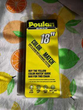 Poulan 024761040945 18-inch 3/8-inch Pitch Chain Saw Brand New Never Opened