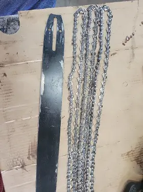 530-044693 Poulan Used 18 Inch Bar N 3 Chains 3/8 Low Pro 62 D Links Craftsman 530044693