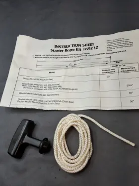 530069232 Poulan Starter Rope 69232 For Weed Eaters And Chainsaws