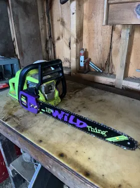 P4018wm Poulan Vintage Wild Thing Chainsaw - Mint Condition Nothing Missing