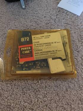 Power Care 326-505 Powercare B72 18 Inch Saw Chain Homelite Husqvarna Echo Red Max Etc