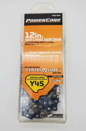 460-993 Power Care Brand New 12in Semi Chisel Saw Chain