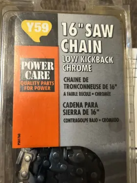 600538-pc Power Care 16ftft 40cm Saw Chain Y59 59 Drive Links 5/32ftft File Size 4.0mm