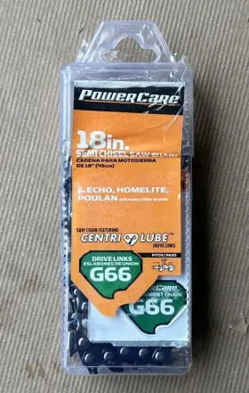 462-841 Power Care 818748010195 Powercare G66 18 Inch Semi Chisel Saw Chain