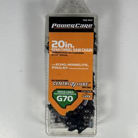 Powercare 462-940 20in Semi Chisel Saw Chain G70