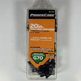 462-940 Powercare 20in Semi Chisel Saw Chain G70