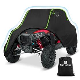 Q Qunsunus Xb456 Utv Cover 2-3 Seater Compatible With Polaris Rzr Cover/can-am Defend