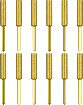 Qinizx 445004159140 12 Pack Diamond Chainsaw Sharpener Sharpening Wheels 7/32 Inch File Gr