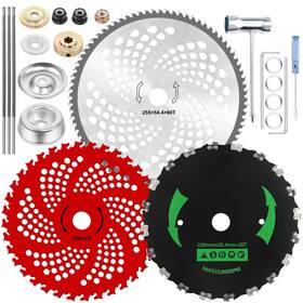 Qlouni Wsm-us108 10 Inch X 80t Brush Cutter Blade For Weedeater 9 20t Chainsaw Tooth Bla