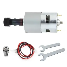 20000rmp Rattmmotor 619191686209 Dc Motor Cnc 775 Spindle 100w 12-24vdc Er11 Collet For Diy M