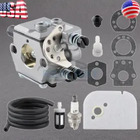 11201200605 Realray Carburetor With Tune Up Kit For Stihl 009 010 011 012 St600 Chainsaw Wt-21 Wt21