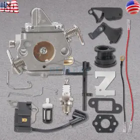 C1q-s57 Realray Carburetor And Ignition Coil Gasket Kit For Stihl Ms170 Ms180 017 018 Chainsaw