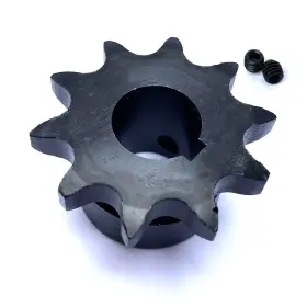 Rhking 726434661739 #40 Roller Chain Sprocket B Type 5/8 Inch Bore 10 Tooth Black