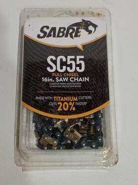 Rotary 818748016944 Trilink Sabre Saw Chain 3/8 Inch Lp .050 55dl Full Chisel Titanium Coated