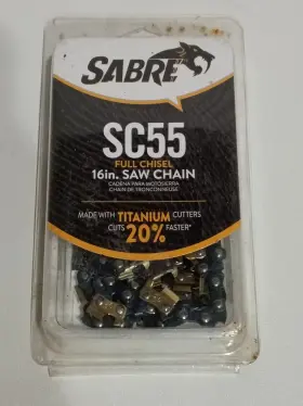 55dl Rotary 818748016944 Trilink Sabre Saw Chain 3/8 Inch Lp .050 Full Chisel Titanium Coated
