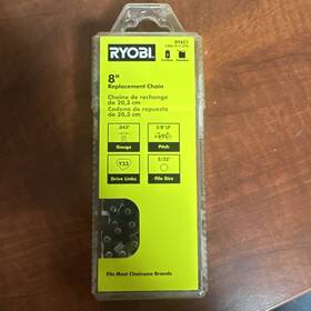 Ryobi Ry8c1 8 Inch 0.043 Gauge Replacement Chainsaw Chain 33 Links Single Pack