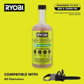 Rybio24 Ryobi Bar And Chain Oil 24 Oz. Chainsaw Lubricant