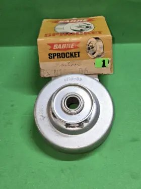N195-d6 Sabre Sprocket 1/2 Inch Pitch X 6t Spur With Pressed Bearing Partner R-11 R-12