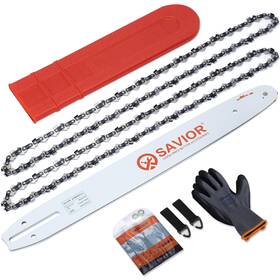 Savior 3/8lp .050 2 16 Chainsaw Bar With Chain Combo 3/8 Lp 56dl .050 For Craftsman Poulan Ryobi