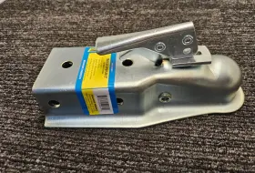 50-52461 Seachoice 52461 Galvanized Steel Trailer Coupler 2 Inch 3500 Lbs Cpty 3 Channel