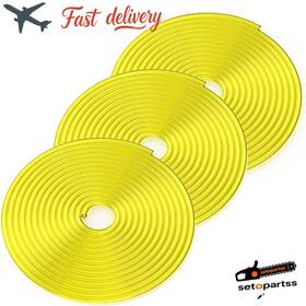 Setopartss Mdgz0291 3x 32 Feet 2mmx3.5mm Fuel Line For Chainsaw Blower Trimmer Lawn Mover Gas Engine