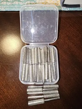 Shi-148 Shitime 21 Pcs Diamond Chainsaw Files Set Silver