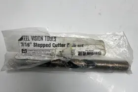 63225 Steel Vision Tools 7/16 Inch Stepped Cutter Drill Bit