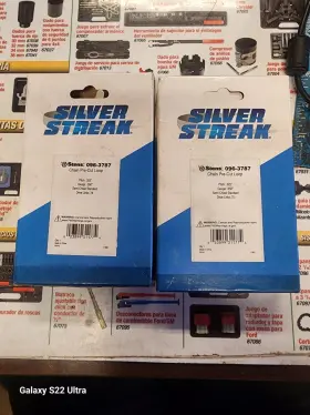096-3787 Stens Silver Streak Saw Chain Semi-chisel Standard Drive Links 78 Nos