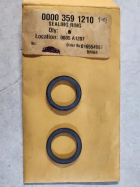 0000-359-1210 Stihl 2- New Genuine Sealing Ring 020t 024 026 028 034 036 038 Oem
