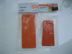 0000-893-6881 Stihl Felling Wedge 7.5 Inch And 5.5 Lot Of 2 Brand New