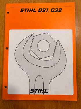 Stihl 04551130123 031 032 Chain Saw Chainsaw Service Shop Manual
