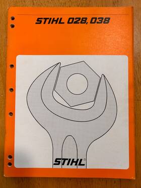 Stihl 04551180123 028 038 1118 Chain Saw Chainsaw Service Shop Manual