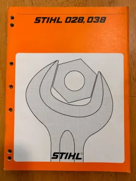 04551180123 Stihl 028 038 1118 Chain Saw Chainsaw Service Shop Manual