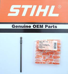 Stihl 0812-540-1112 S169 Oem Driver Bit Specialty Tool T27 Torx 140mm 5.5 Inch
