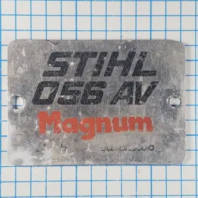 1115-967-1506 Stihl Name Tag Model Plate Pn Fits 056av Magnum