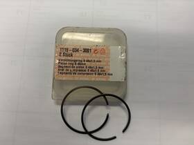 Stihl 11180343001 Oem 2 Piston Rings 46x1.5 Mm 028 029 034 Br400 Br420 # 1118-034-3001