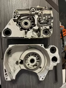 M128621 Stihl 1119 020 2960 038 Used Case Set. Pto A Flywheel 021 0760 .m128621