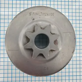 1124-640-2000 Stihl Chainsaw Spur Sprocket 3/8 Inch 8t Oem Pn Fits 084 088 Ms880