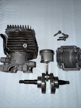 Stihl 1137c Ms 192 Tc Chainsaw Oem Cylinder Piston Crank Motor Assembly